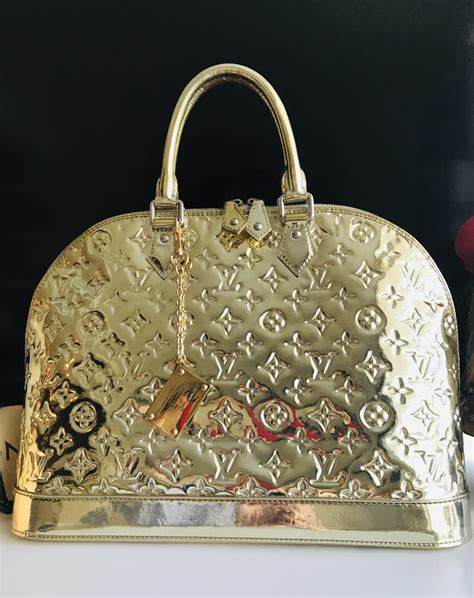 lv bag gold